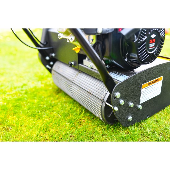 COBRA Fortis 14L - 14" cylinder lawnmower powered by a Loncin engine 