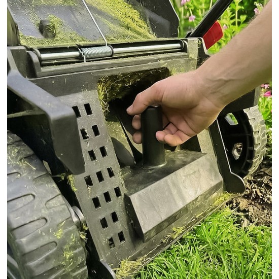 COBRA GTRM370 - 14" Electric push lawnmower with rear roller & grass combs