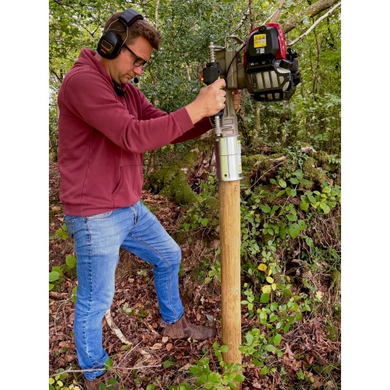 Easy Petrol Post Driver, MAX107 (1 Adapter)