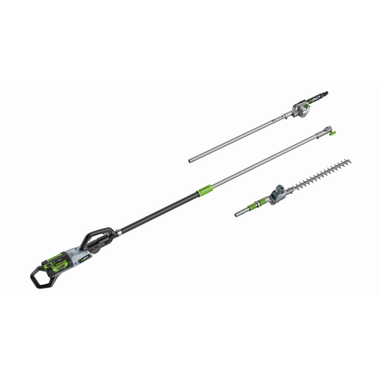 Ego PPCX1000 Professional-X Telescopic Pole, Pruning Saw & Hedge Trimmer KIT