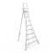Henchman 10ft One Adjustable Leg Platform Tripod Ladder