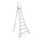 Henchman 10ft One Adjustable Leg Platform Tripod Ladder