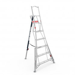 Henchman 8ft Three Adjustable Leg Platform Tripod Ladder