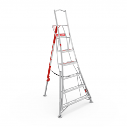 Henchman 8ft Professional Three Adjustable Leg Platform Tripod Ladder