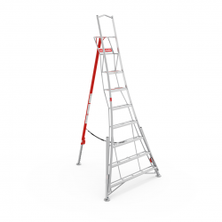 Henchman 10ft Professional Three Adjustable Leg Platform Tripod Ladder
