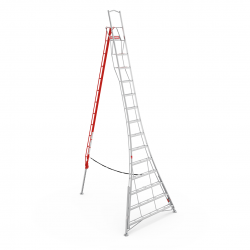 Henchman 16ft Professional Three Adjustable Leg Platform Tripod Ladder
