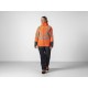 Husqvarna Technical Vent women's rain jacket (Hi-Viz)