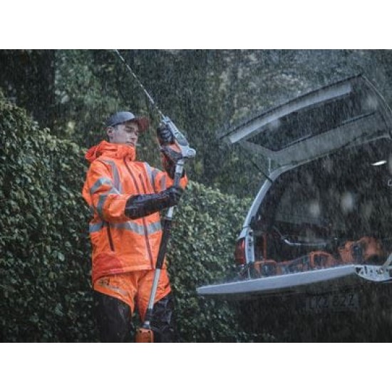 Husqvarna Technical Vent rain jacket (Hi-Viz)